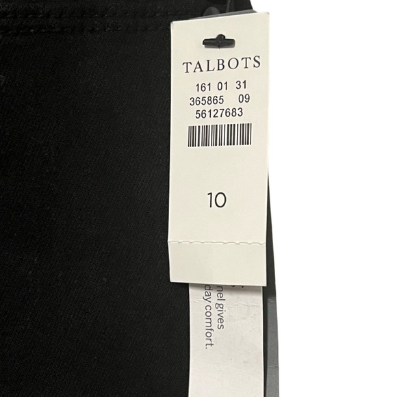 NWT Talbots Black Jegging Crop Pants Womens Size 10 - Picture 5 of 8